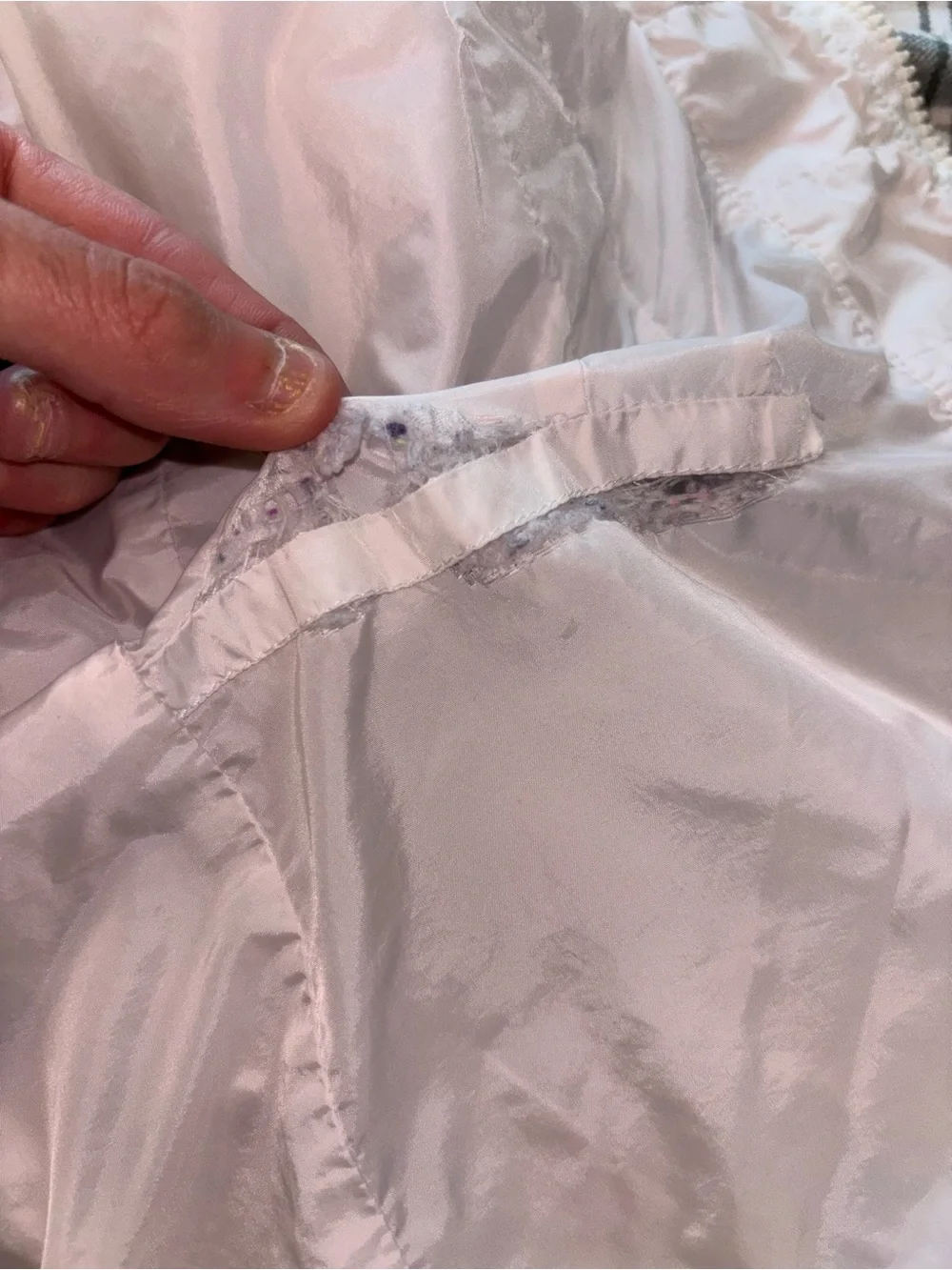 Moncler white Hooded Utility Jacket
